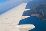 В Хорватию через Черногорию. Вид из иллюминатора самолета.